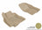 MAXpider Rubber Floor Mats for Pontiac/Toyota [Covers Front Row, Tan] L1PA00111502