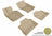 MAXpider Rubber Floor Mats for 2016 2015 2014 2013 2012 2011 2010 Porsche Panamera [Covers Front & Rear Row, Tan] L1PO00601502