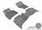 MAXpider Rubber Floor Mats for 2018 2017 2016 2015 2014 2013 2012 2011 Porsche Cayenne [Covers Front & Rear Row, Gray] L1PO01001501