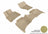 MAXpider Rubber Floor Mats for 2018 2017 2016 2015 2014 2013 2012 2011 Porsche Cayenne [Covers Front & Rear Row, Tan] L1PO01001502
