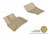 MAXpider Rubber Floor Mats for Cayenne/Touareg [Covers Front Row, Tan] L1PO01011502