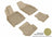 MAXpider Rubber Floor Mats for 2012 2011 2010 2009 2008 2007 2006 2005 Porsche 911 [Covers Front & Rear Row, Tan] L1PO01101502