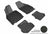 MAXpider Rubber Floor Mats for 2012 2011 2010 2009 2008 2007 2006 2005 Porsche 911 [Covers Front & Rear Row, Black] L1PO01101509