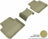 MAXpider Rubber Floor Mats for 2021 2020 2019 Porsche Cayenne [Covers Rear (2nd) Row, Tan] L1PO01921502