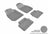 MAXpider Rubber Floor Mats for 2011 2010 2009 2008 2007 2006 2005 2004 2003 Saab 9-3 [Covers Front & Rear Row, Gray] L1SA00001501