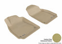 MAXpider Rubber Floor Mats for 2011 2010 2009 2008 2007 2006 2005 2004 2003 Saab 9-3 [Covers Front Row, Tan] L1SA00011502
