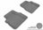 MAXpider Rubber Floor Mats for Forester/Impreza [Covers Rear (2nd) Row, Gray] L1SB00321501