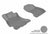 MAXpider Rubber Floor Mats for 2018 2017 2016 2015 2014 Subaru Forester [Covers Front Row, Gray] L1SB00911501