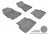 MAXpider Rubber Floor Mats for 2007 2006 2005 2004 2003 2002 Subaru Impreza [Covers Front & Rear Row, Gray] L1SB01001501