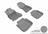 MAXpider Rubber Floor Mats for Legacy/Outback [Covers Front & Rear Row, Gray] L1SB01301501