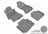 MAXpider Rubber Floor Mats for WRX/WRX STI [Covers Front & Rear Row, Gray] L1SB02001501