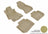 MAXpider Rubber Floor Mats for WRX/WRX STI [Covers Front & Rear Row, Tan] L1SB02001502
