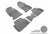 MAXpider Rubber Floor Mats for Crosstrek/Impreza [Covers Front & Rear Row, Gray] L1SB02201501