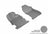 MAXpider Rubber Floor Mats for Crosstrek/Impreza [Covers Front Row, Gray] L1SB02211501