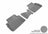 MAXpider Rubber Floor Mats for Crosstrek/Impreza [Covers Rear (2nd) Row, Gray] L1SB02221501