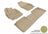 MAXpider Rubber Floor Mats for 2013 2012 2011 Scion tC [Covers Front & Rear Row, Tan] L1SC00101502
