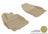 MAXpider Rubber Floor Mats for 2013 2012 2011 Scion tC [Covers Front Row, Tan] L1SC00111502