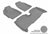 MAXpider Rubber Floor Mats for 2014 2013 Scion xD [Covers Front & Rear Row, Gray] L1SC00301501