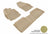 MAXpider Rubber Floor Mats for 2016 2015 2014 Scion tC [Covers Front & Rear Row, Tan] L1SC00401502
