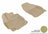MAXpider Rubber Floor Mats for 2016 2015 2014 Scion tC [Covers Front Row, Tan] L1SC00411502