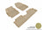 MAXpider Rubber Floor Mats for 2015 2014 2013 Scion xB [Covers Front & Rear Row, Tan] L1SC00501502
