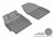 MAXpider Rubber Floor Mats for 2015 2014 2013 Scion xB [Covers Front Row, Gray] L1SC00511501