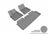 MAXpider Rubber Floor Mats for 2014 2013 2012 Tesla S [Covers Front & Rear Row, Gray] L1TL00001501