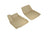 MAXpider Rubber Floor Mats for 2021 2020 2019 2018 2017 2016 Tesla X [Covers Front Row, Tan] L1TL00111502