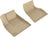 MAXpider Rubber Floor Mats for 2021 2020 2019 2018 2017 2016 2015 Tesla S [Covers Front Row, Tan] L1TL01311502