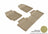 MAXpider Rubber Floor Mats for 2011 2010 2009 2008 2007 Toyota Camry [Covers Front & Rear Row, Tan] L1TY00401502
