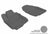 MAXpider Rubber Floor Mats for 2012 2011 2010 2009 2008 2007 2006 Toyota RAV4 [Covers Front Row, Gray] L1TY02311501