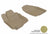 MAXpider Rubber Floor Mats for 2012 2011 2010 2009 2008 2007 2006 Toyota RAV4 [Covers Front Row, Tan] L1TY02311502
