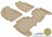 MAXpider Rubber Floor Mats for 2011 2010 2009 2008 2007 Toyota Yaris [Covers Front & Rear Row, Tan] L1TY02401502