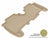 MAXpider Rubber Floor Mats for xD/Yaris [Covers Rear (2nd) Row, Tan] L1TY02421502