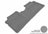 MAXpider Rubber Floor Mats for Toyota [Covers Rear (2nd) Row, Gray] L1TY04021501