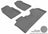MAXpider Rubber Floor Mats for 2012 2011 2010 2009 2008 2007 2006 2005 Toyota Avalon [Covers Front & Rear Row, Gray] L1TY05501501