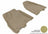 MAXpider Rubber Floor Mats for 2012 2011 Toyota Sienna [Covers Front Row, Tan] L1TY05611502