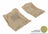 MAXpider Rubber Floor Mats for 2011 2010 2009 2008 2007 2006 2005 Toyota Tacoma [Covers Front Row, Tan] L1TY05711502