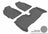 MAXpider Rubber Floor Mats for 2011 2010 2009 2008 2007 Toyota Yaris [Covers Front & Rear Row, Gray] L1TY07201501