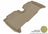 MAXpider Rubber Floor Mats for 2011 2010 2009 2008 2007 Toyota Yaris [Covers Rear (2nd) Row, Tan] L1TY07221502