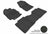 MAXpider Rubber Floor Mats for 2011 2010 2009 Toyota Venza [Covers Front & Rear Row, Black] L1TY07801509