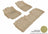 MAXpider Rubber Floor Mats for 2014 2013 2012 Toyota Camry [Covers Front & Rear Row, Tan] L1TY08601502