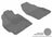 MAXpider Rubber Floor Mats for Prius/Prius V [Covers Front Row, Gray] L1TY09211501