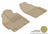 MAXpider Rubber Floor Mats for Prius/Prius V [Covers Front Row, Tan] L1TY09211502