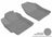 MAXpider Rubber Floor Mats for 2015 2014 2013 2012 Toyota Prius C [Covers Front Row, Gray] L1TY09511501