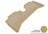 MAXpider Rubber Floor Mats for 2019 2018 2017 2016 2015 2014 2013 2012 Toyota Prius C [Covers Rear (2nd) Row, Tan] L1TY09521502