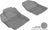 MAXpider Rubber Floor Mats for xD/Yaris [Covers Front Row, Gray] L1TY10811501