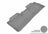 MAXpider Rubber Floor Mats for 2019 2018 2017 2016 2015 2014 Toyota Corolla [Covers Rear (2nd) Row, Gray] L1TY13721501