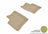 MAXpider Rubber Floor Mats for 2009 2008 2007 2006 2005 2004 Toyota Prius [Covers Rear (2nd) Row, Tan] L1TY14521502