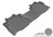 MAXpider Rubber Floor Mats for 2021 2020 2019 2018 2017 2016 2015 2014 2013 2012 2011 2010 2009 2008 Toyota Sequoia [Covers Rear (2nd) Row, Gray] L1TY14621501